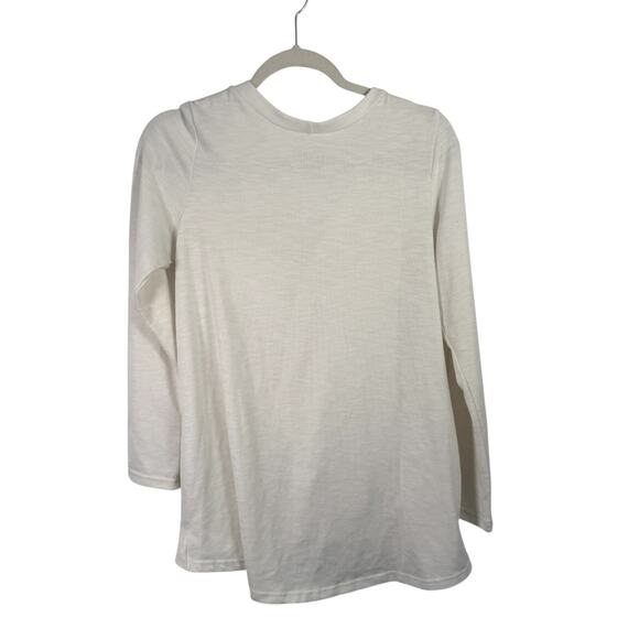 Latched Mama Off-White V-Neck Wrap Top - Picture 4 of 4